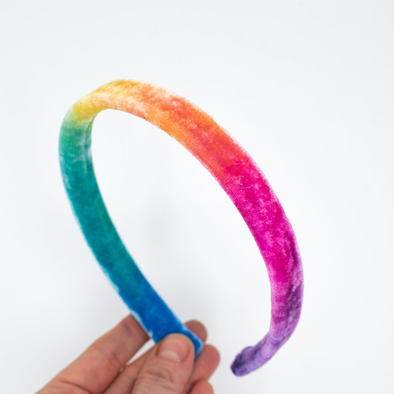 Bright Rainbow | Simple Velvet Headband