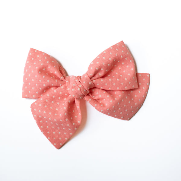 Salmon Dots | Vintage Bows