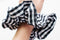 B&W Check | Scrunchies