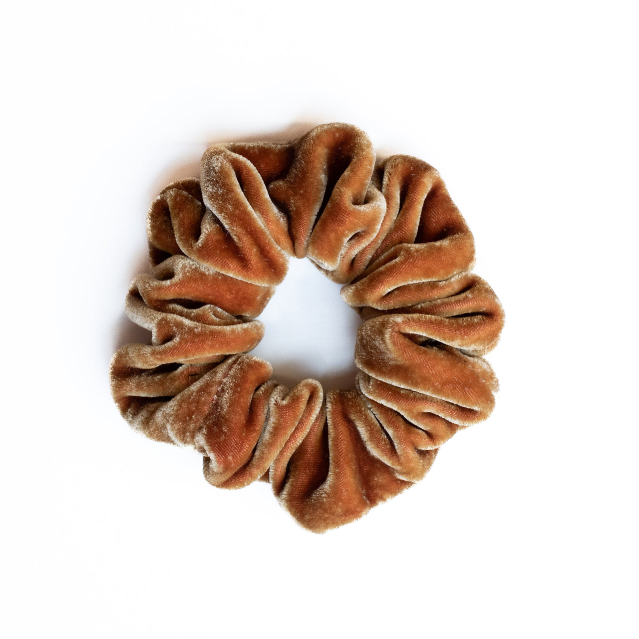 Golden Brown | Velvet Scrunchies