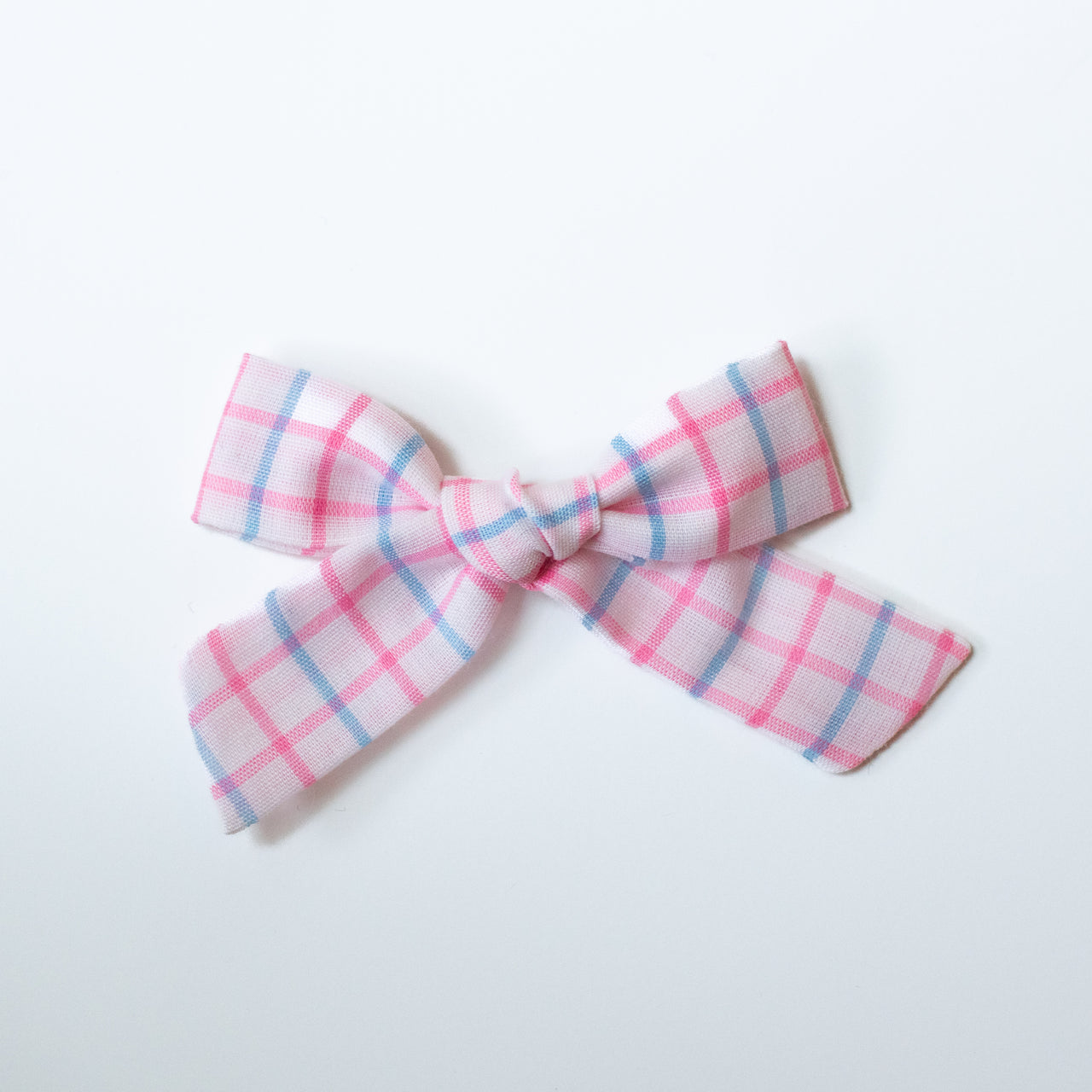 Windowpane Check Pink | Vintage Bows