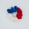 Tri-Color Velvet Scrunchies