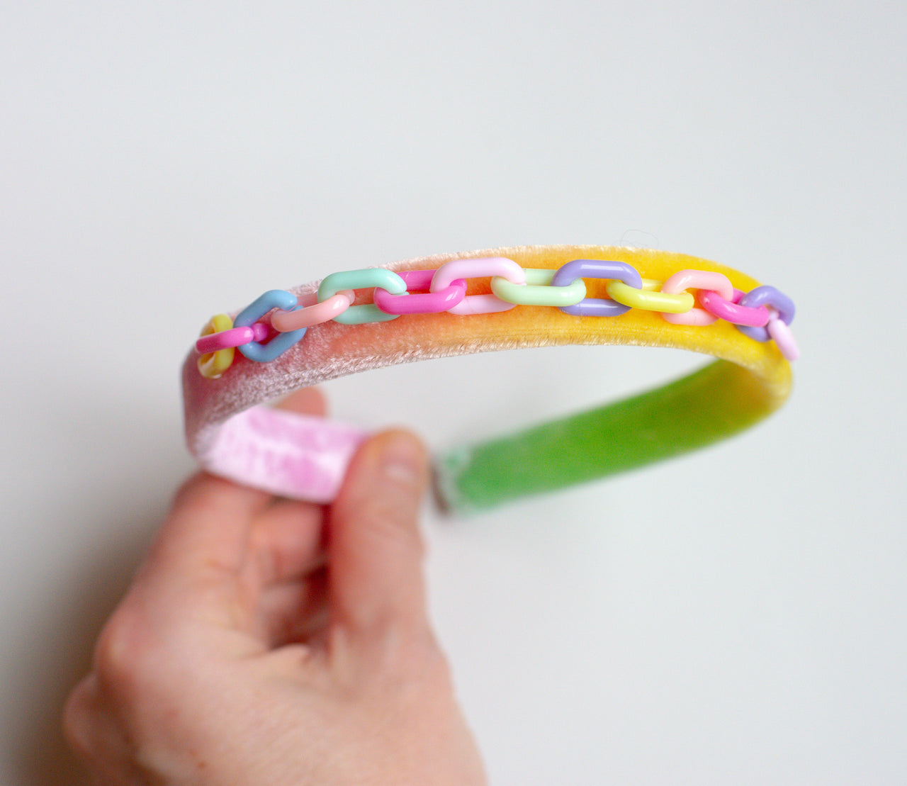 Pastel Chain Headband