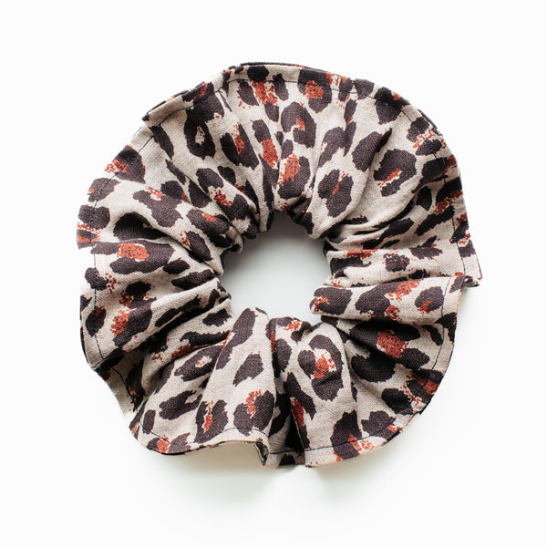 Cheetah | Linen Scrunchies