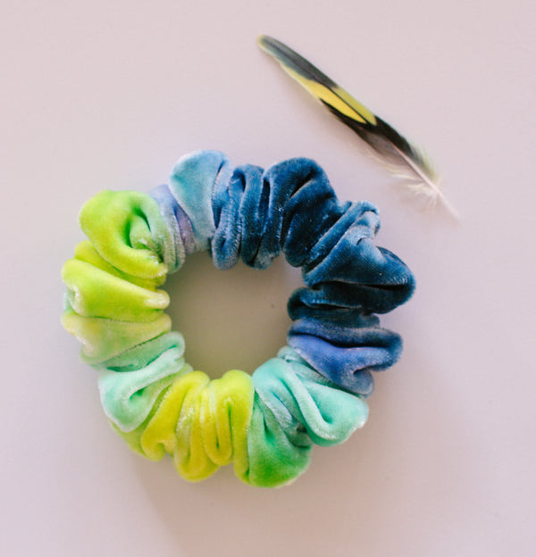 Parakeet | Hand-Dyed Scrunchies