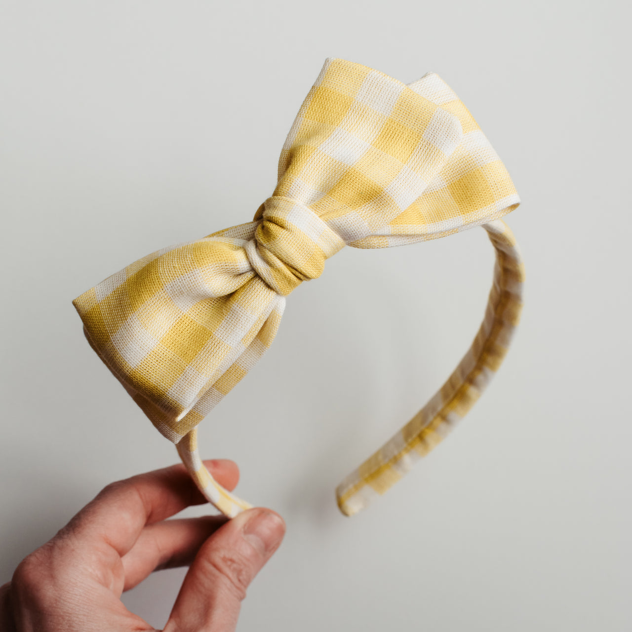 Picnic | yellow double gauze headbands