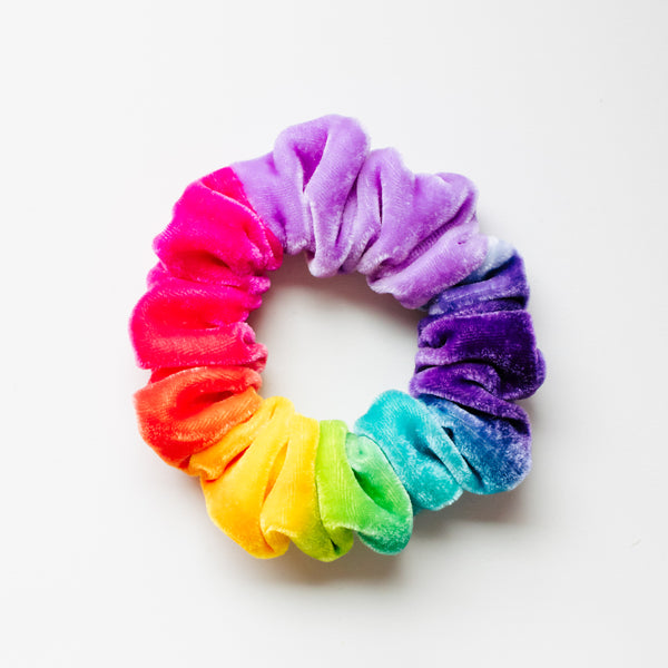 rainbow scrunchie 2