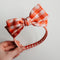 Picnic | red double gauze headbands