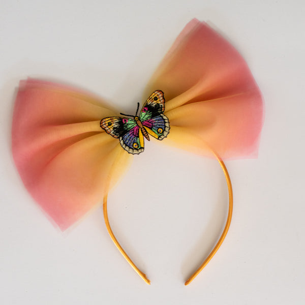 Gold Butterfly | Tulle Headbands