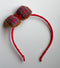 Red Plaid | Teddy Bear Headbands