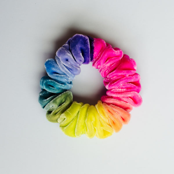 Rainbow | Hand-Dyed Scrunchies