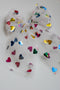 Rainbow Hearts | White Tulle Bows