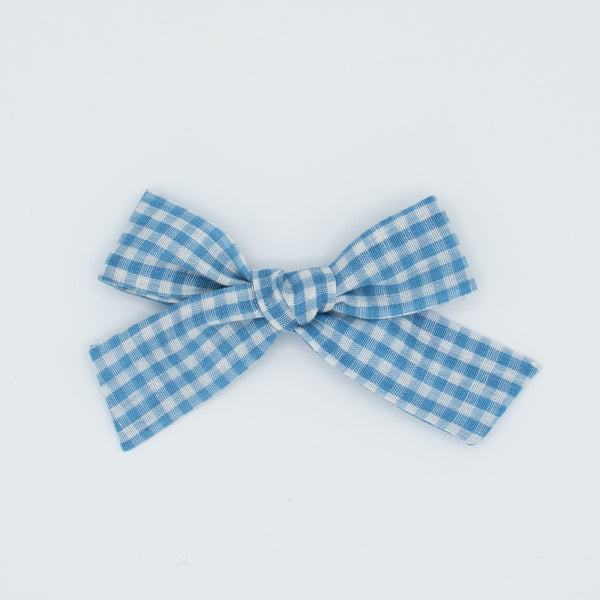 Light Blue Gingham | Vintage Bows