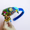 Bluebird on Sapphire | Beaded Bird Headbands