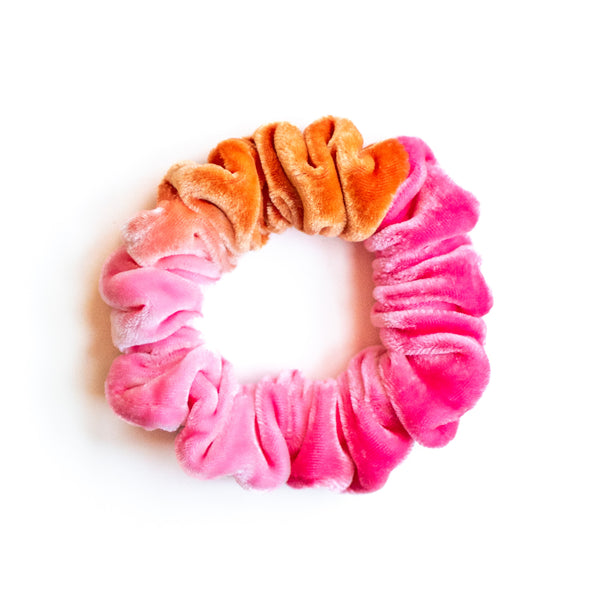 Pink Rust | Velvet Scrunchies