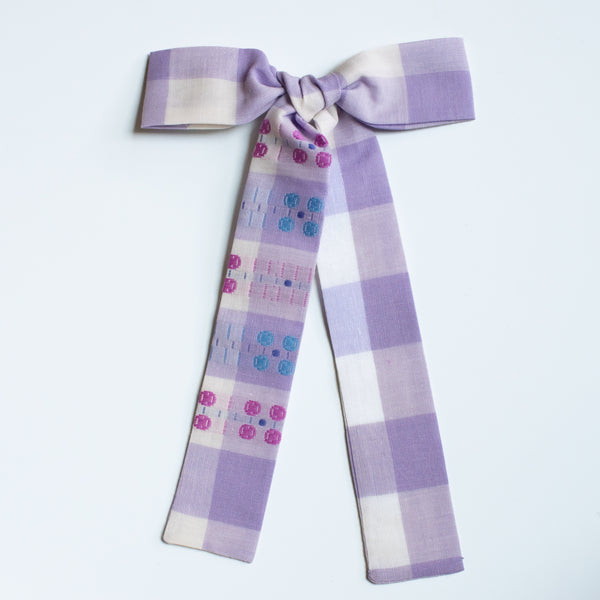 Wisteria Check | Vintage Bows