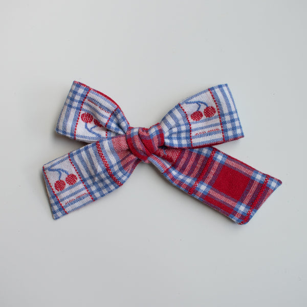Cherry Plaid | Vintage Bows