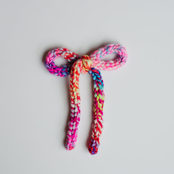 Candyland | twisted yarn bows