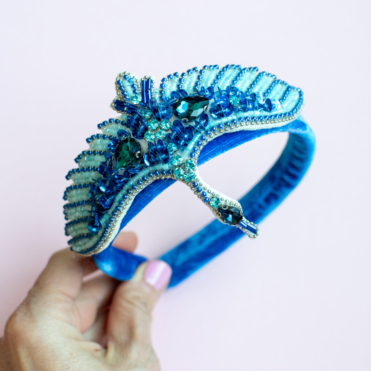 Crane | Beaded Bird Headbands