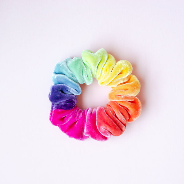 Rainbow Scrunchie