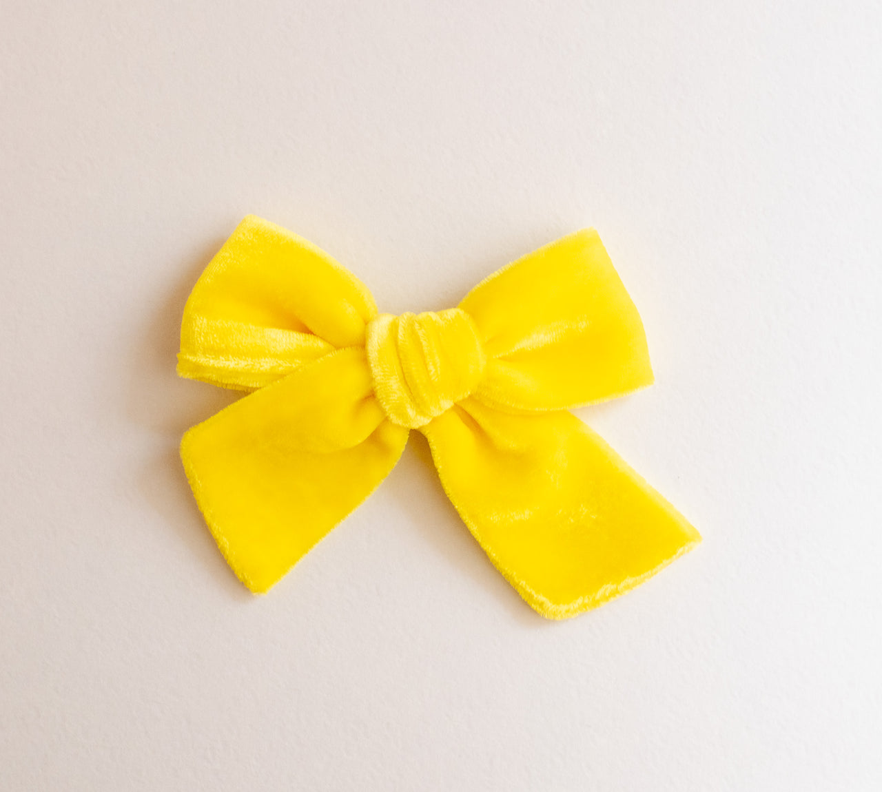 Lemon Yellow | Velvet Bows & Headbands