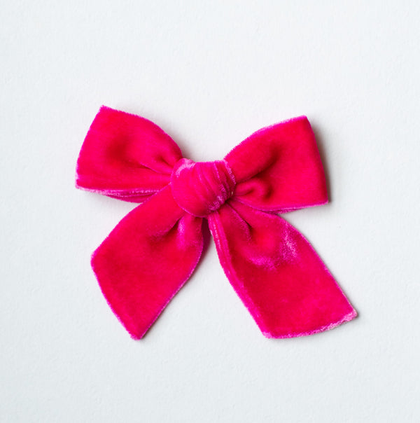 Barbie Pink | Velvet Bows & Headbands
