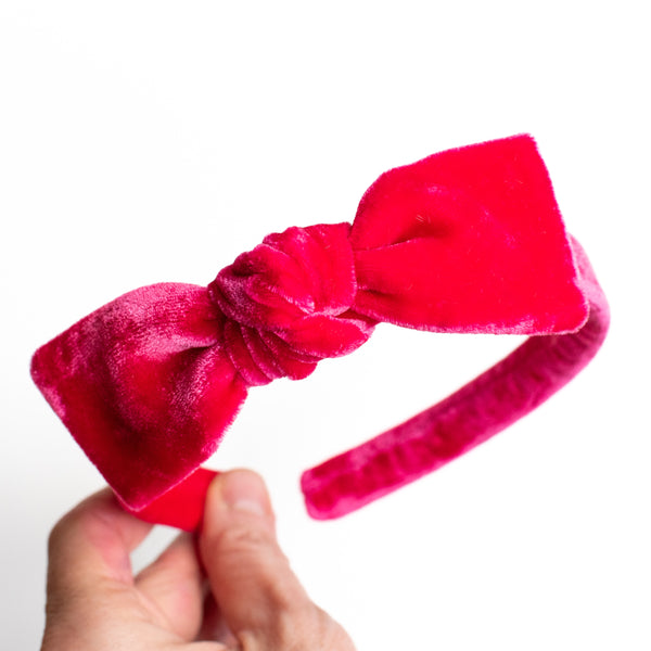 Reds & Greens | Velvet Headbands