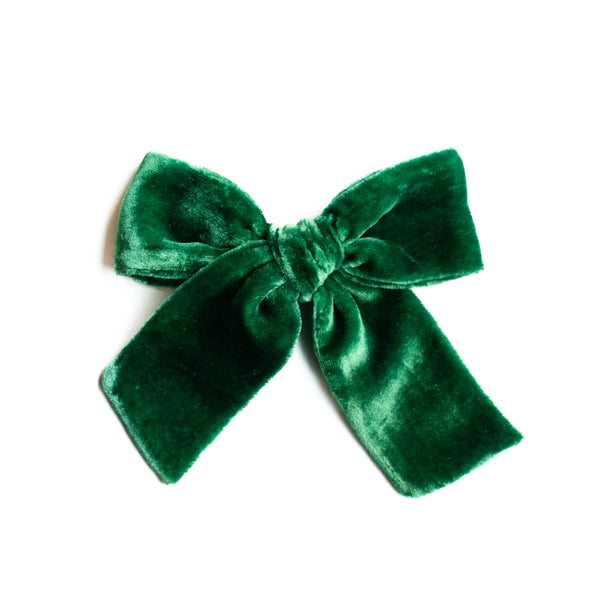Evergreen Velvet Bows