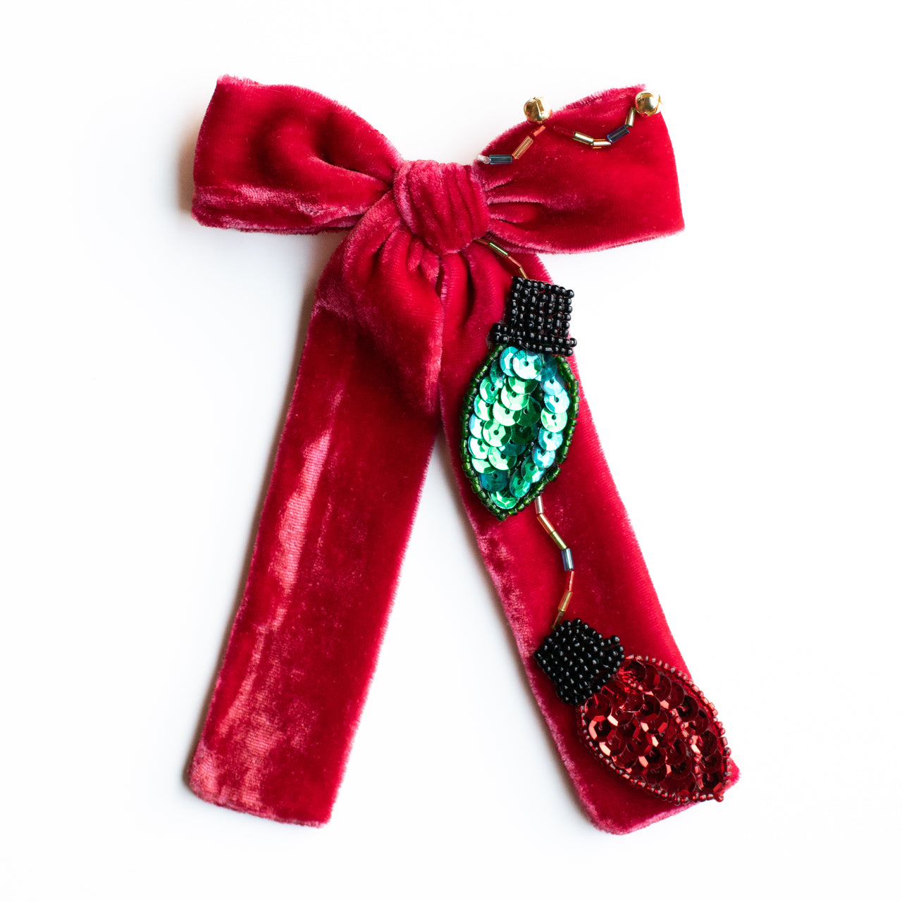 Lights and Jingle Bells | Applique Bows