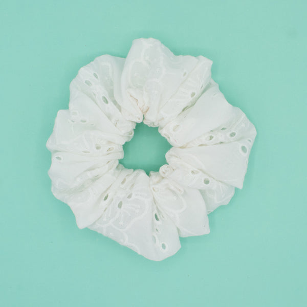 Swan | Eyelet Scrunchies