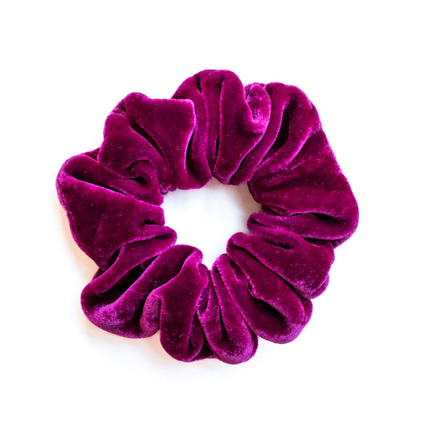 Maroon | Velvet Scrunchies