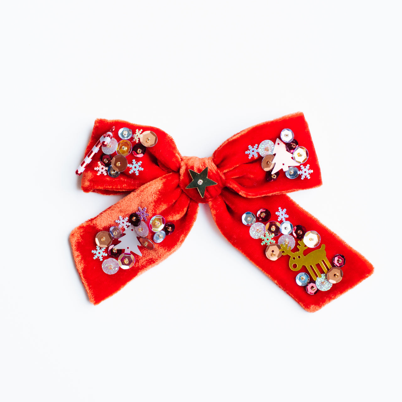 Persimmon | Embellished Bows