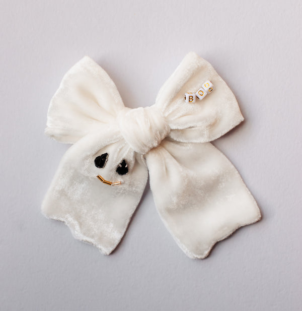 Boo (ghostie) | Embellished Velvet Bows