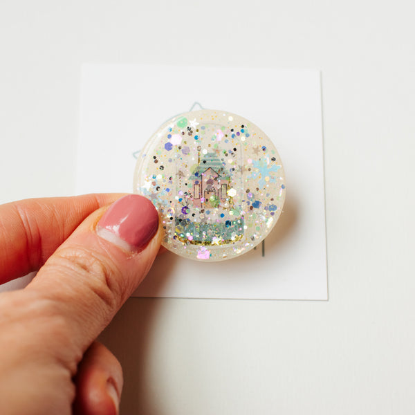 Snow Globe | clips and pins