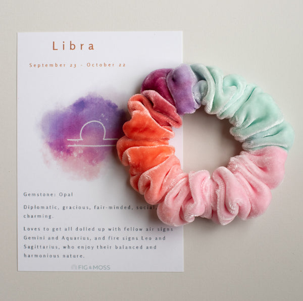 Libra | Hand-Dyed Scrunchies