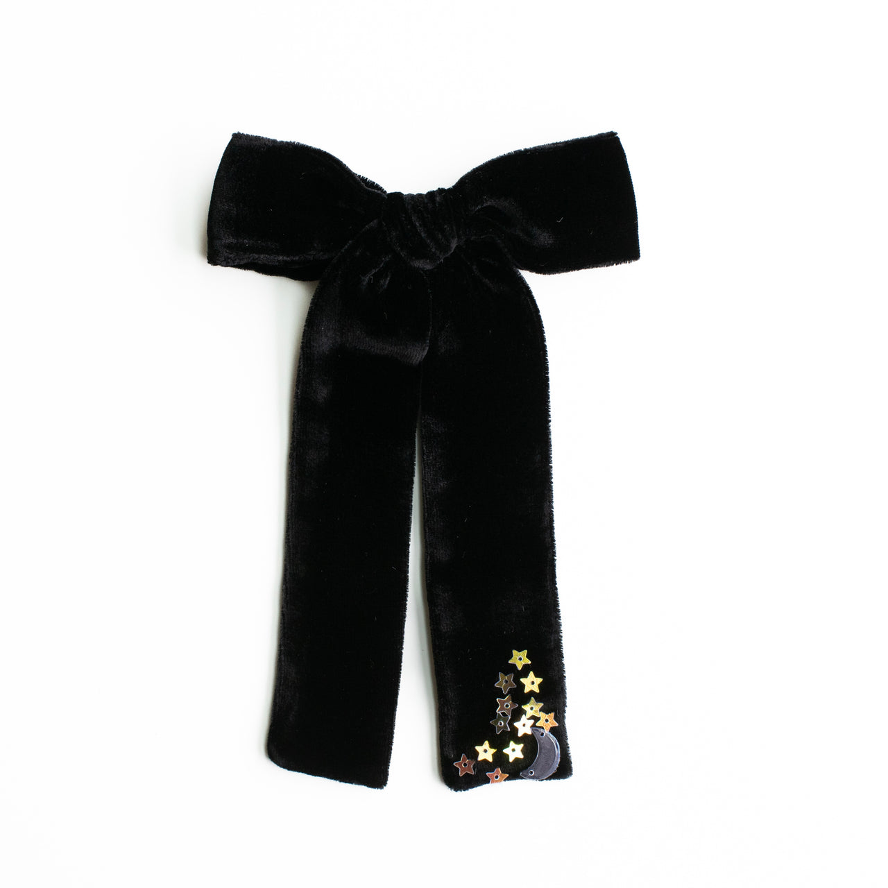 Starry Black | Velvet Bows & Headbands