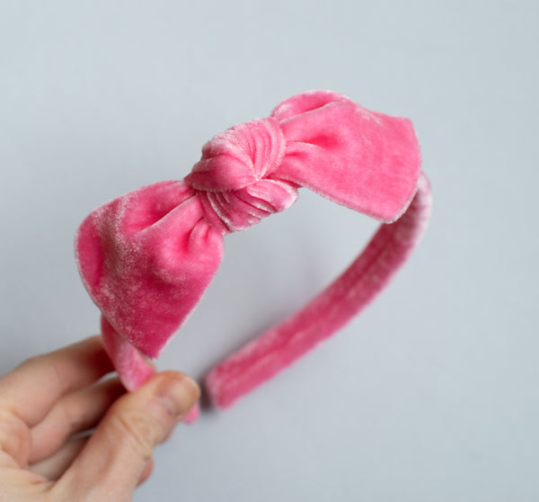 Bubblegum Pink | Velvet Headbands