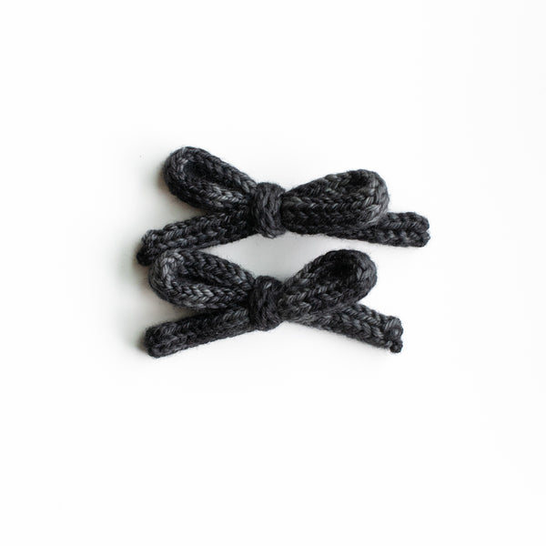 Licorice | Sweater Bows