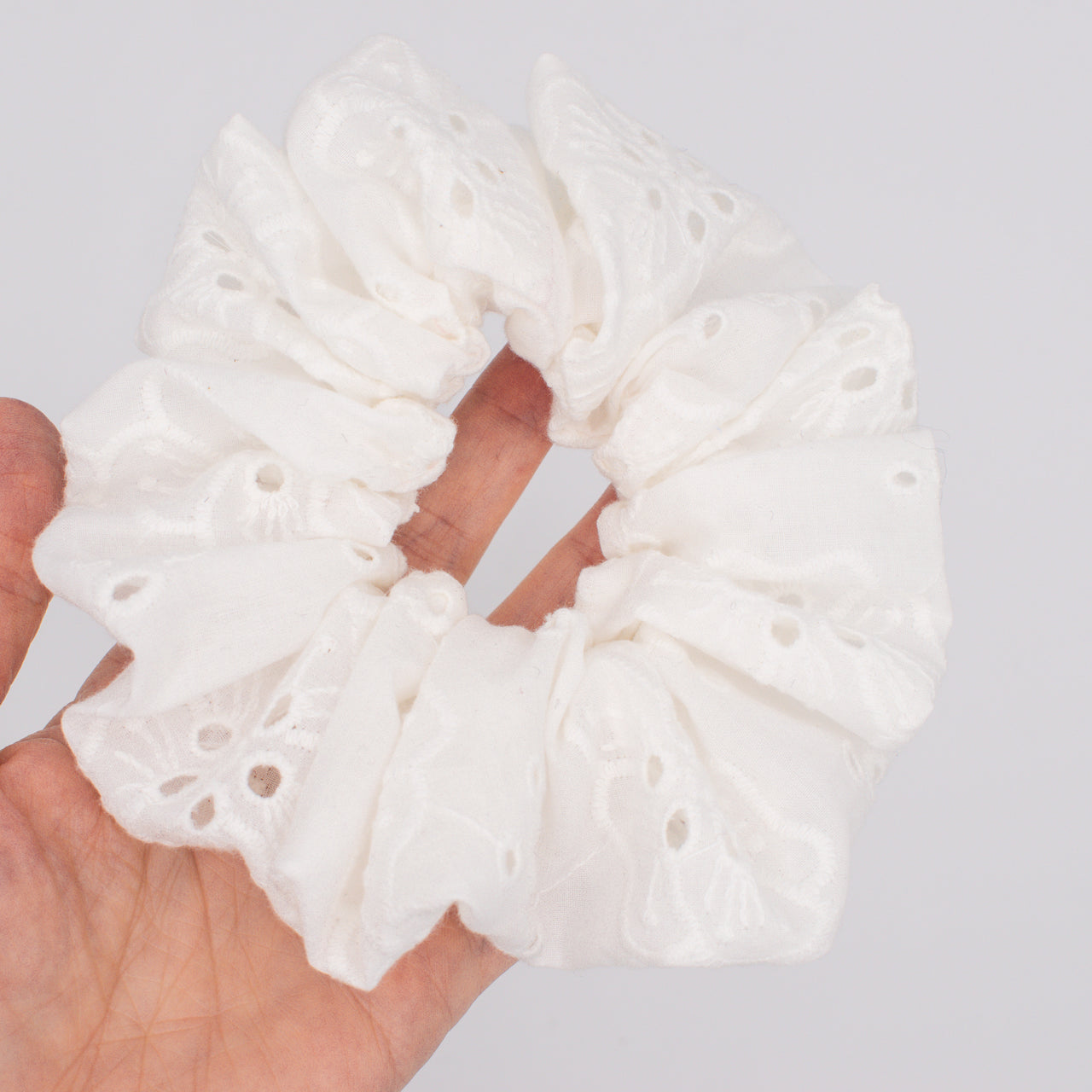 Swan | Eyelet Scrunchies