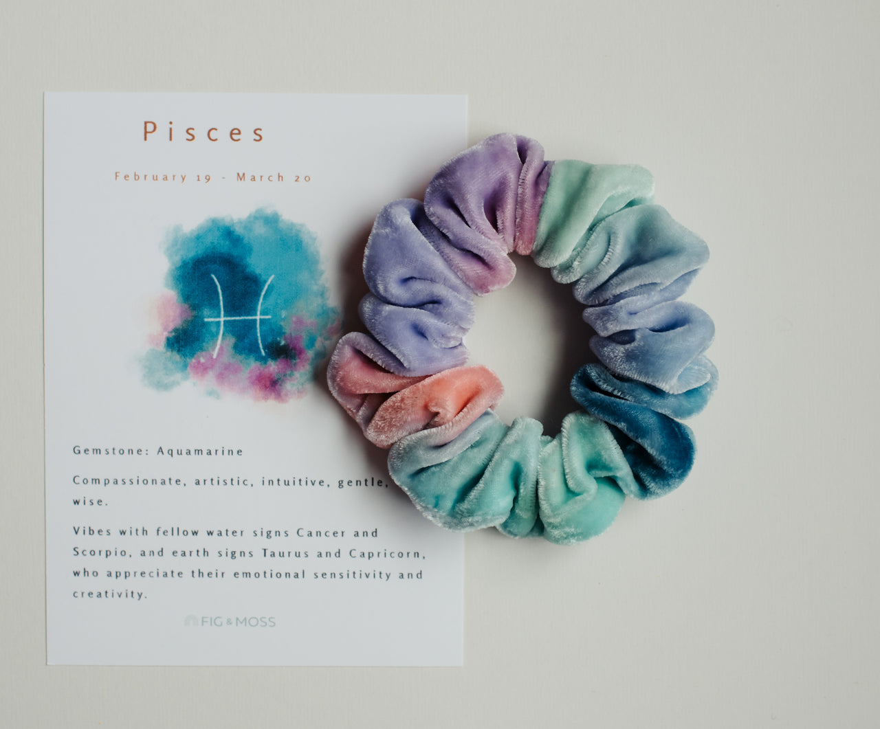 Pisces | Hand-Dyed Scrunchies