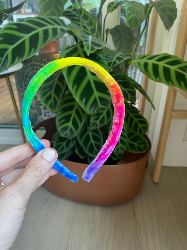 Rainbow | Simple Velvet Headband