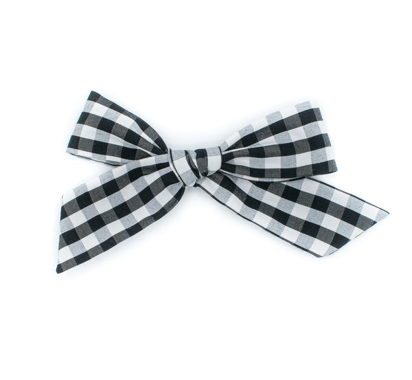 B&W | Gingham Bows