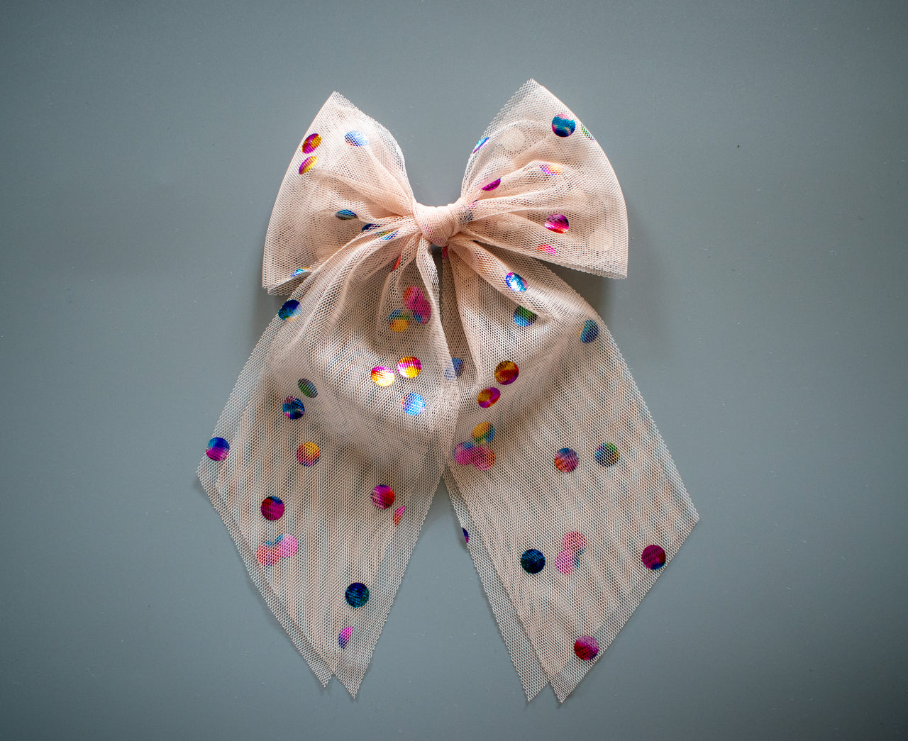 Party Dot Neutral | tulle bows